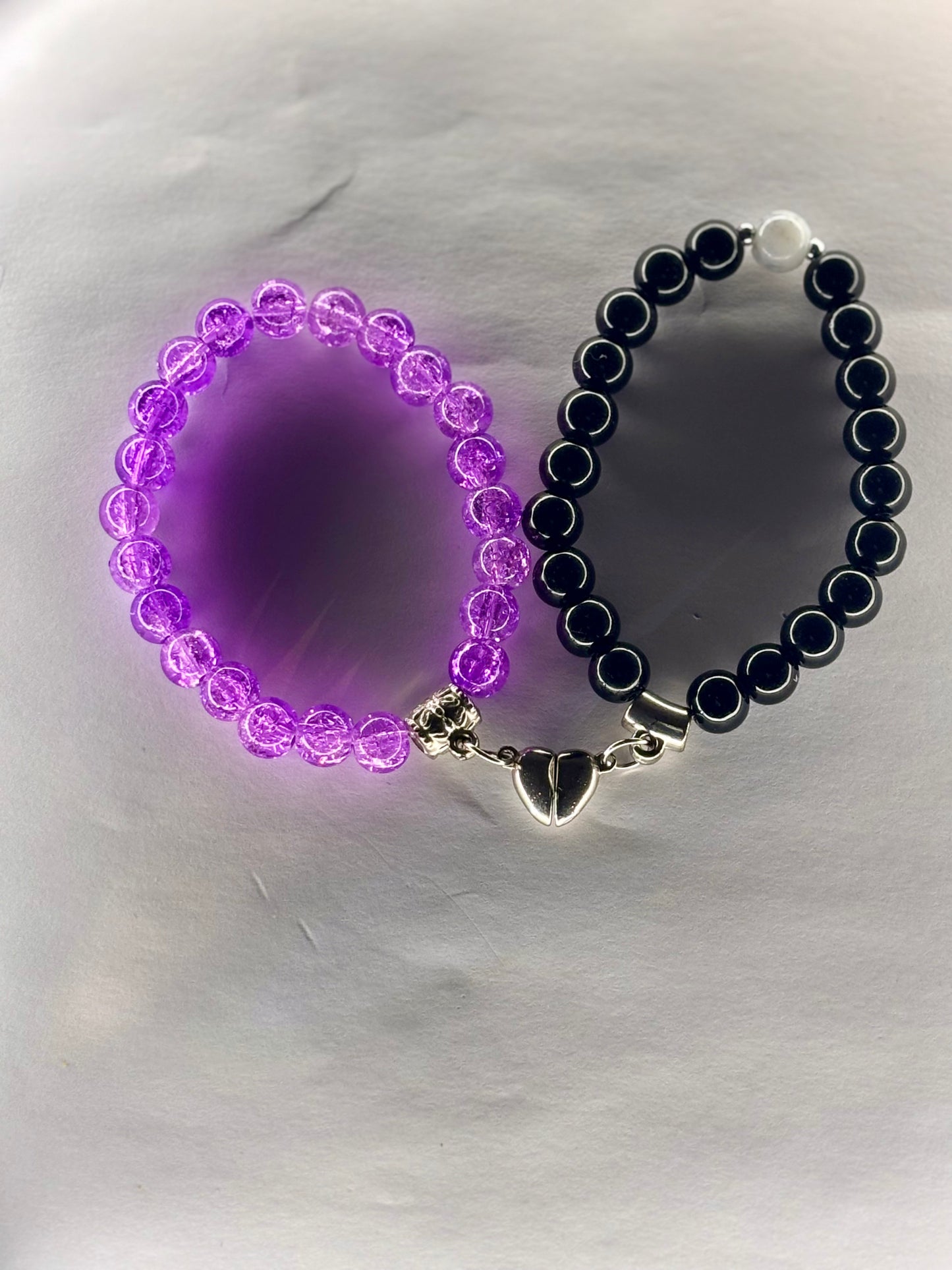 Couple Jewelry Combo Set โ King & Queen Heart Locket with Matching His & Her Bracelets and Adjustable Ring | Perfect for Gifting